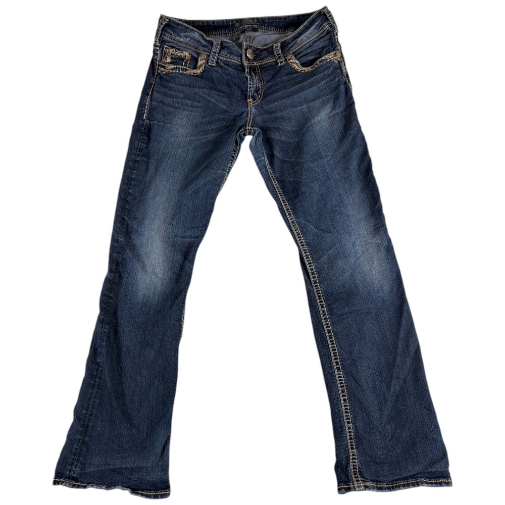 Silver Jeans Co. Suki Bootcut Womens 30x31 (32x29.5) Blue Denim Stretch Mid Rise